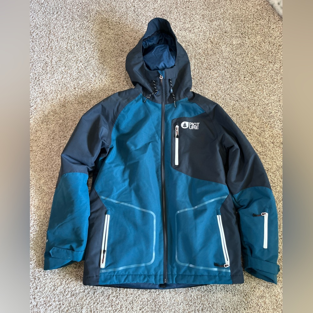 PICTURE Ski/Snowboard Jacket - Blue & Grey - M - good condition